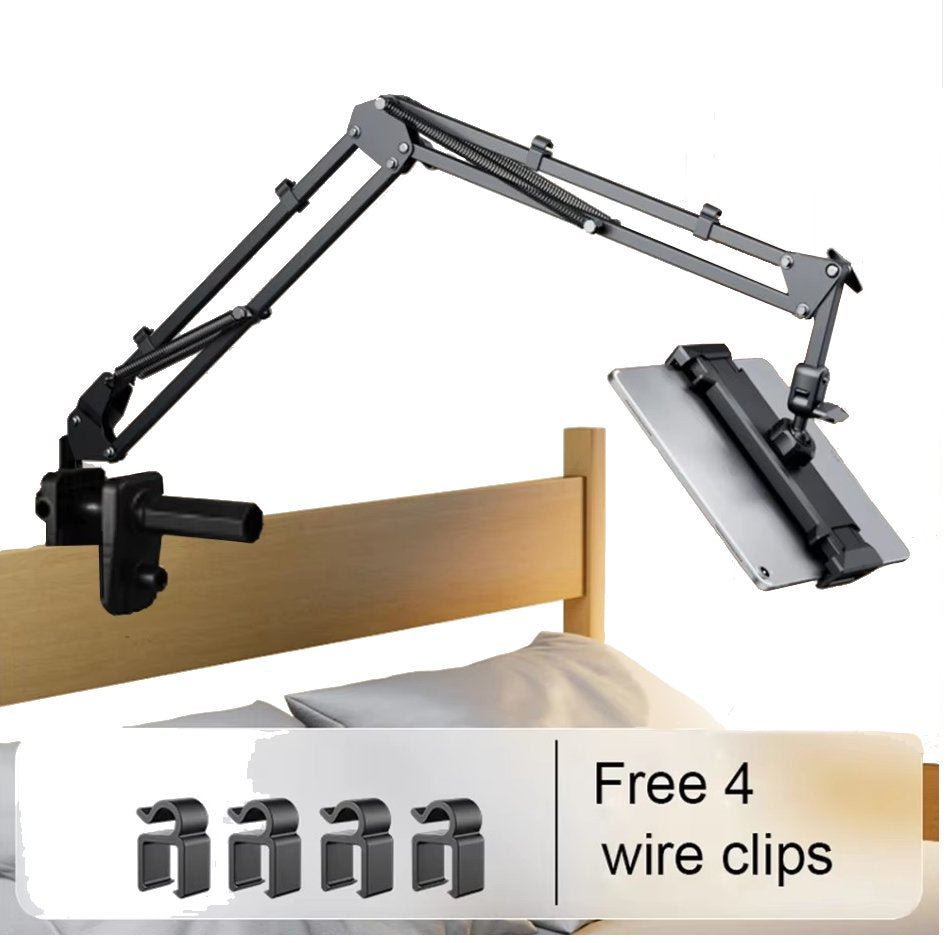 HomeStuffUtopiaâ„¢ Adjustable Long Arm Metal Phone Holder