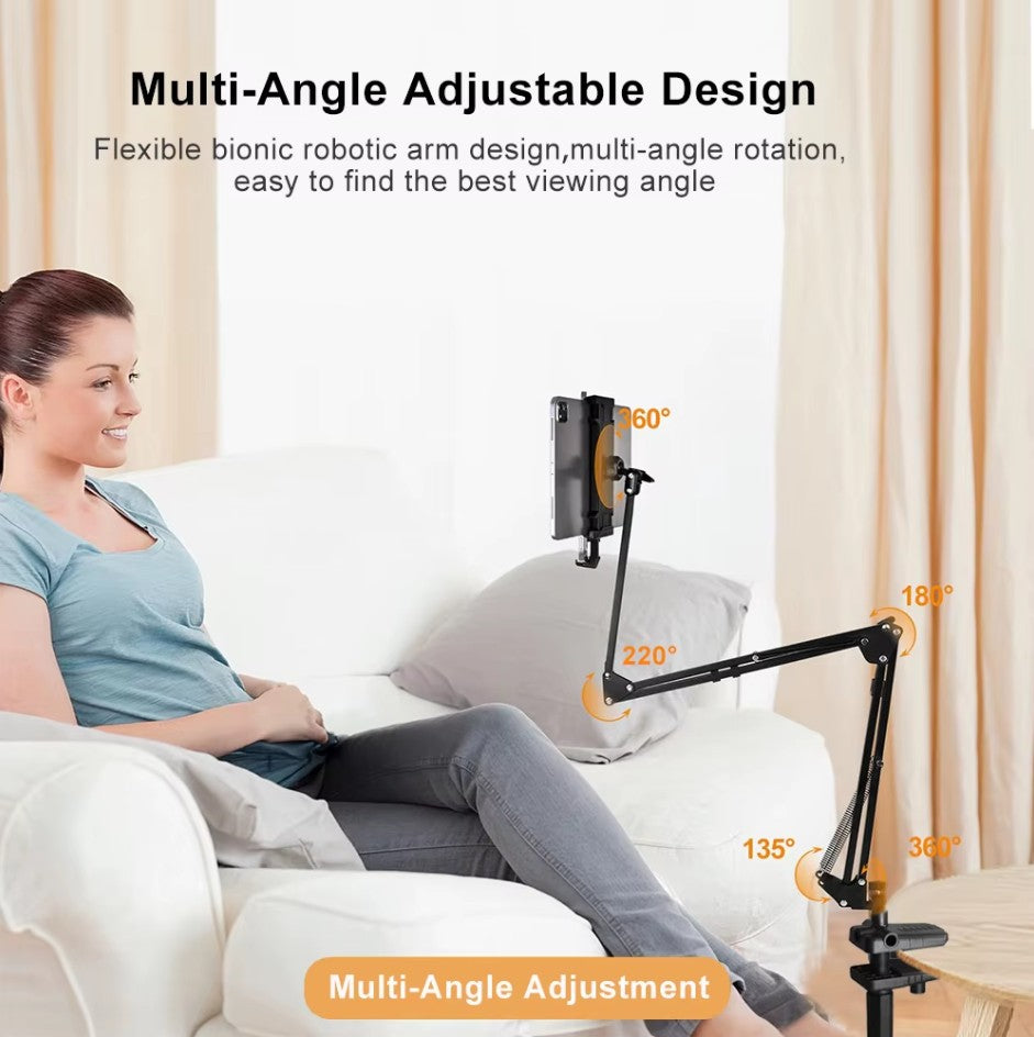 HomeStuffUtopiaâ„¢ Adjustable Long Arm Metal Phone Holder