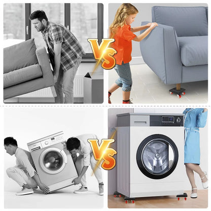 HomeStuffUtopia™ Furniture 360° Roller Set with Lifter Tool